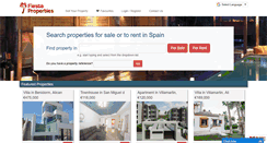 Desktop Screenshot of fiestaproperties.com